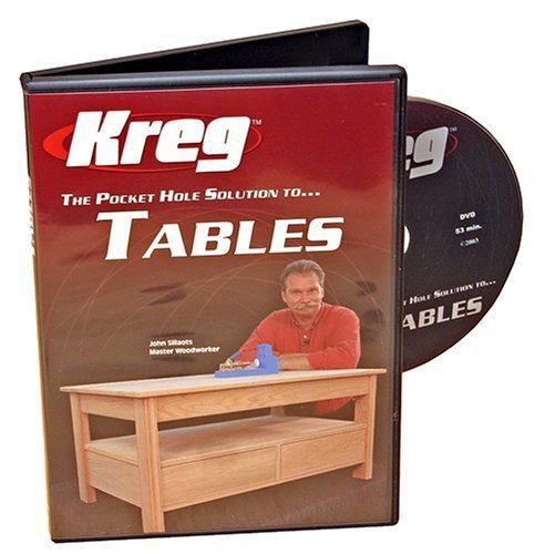 Kreg V05-DVD Pocket Hole Jig Joinery DVD, Building Tables