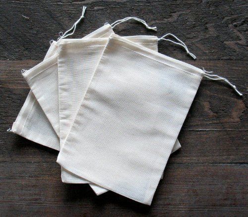 Cotton Muslin Bags 5x7 Inches 25 Count Pack