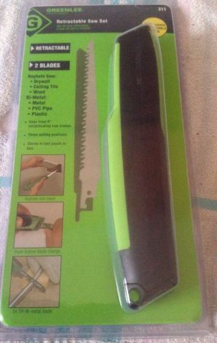 (NEW) Greenlee 311 Retractable Hand Saw Set