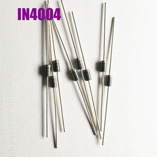 LOT 50PCS 1A 400V Diode 1N4004 DO-41 Electronic Components