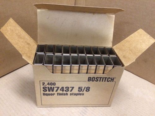 Stanley Bostitch SW7437 5/8&#034; Staples Box Of 2400 FREE SHIPPING