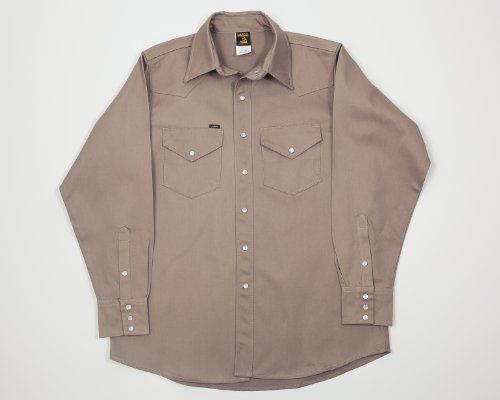 Lapco FR 850-LARGE-REG Mid-Weight Welder&#039;s Shirts, 100% Cotton, 8.5 oz, Large