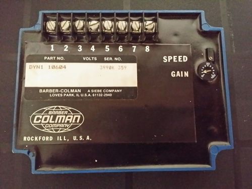 Barber Colman Company DYNA System DYN1 10604 Actuator Control Box Unit