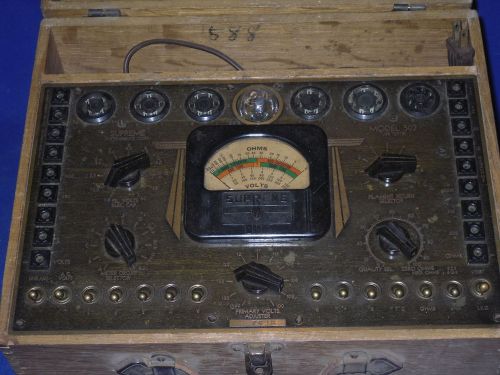 Supreme Model 502 antique tube tester Serial number 7718