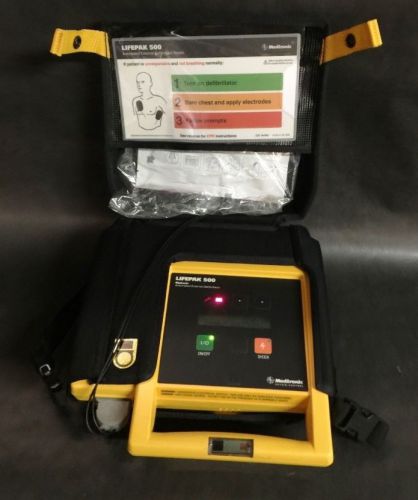 Physio-Control LifePak Life Pak 500 Biphasic ECG EMT Medic EG ***NEDEDS Battery