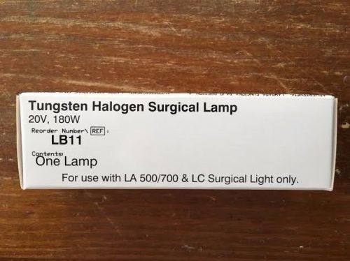NEW STERIS BULB LB11 SURGICAL LAMP 20 VOLT 180 WATT TUNGSTEN HALOGEN LA 500/700