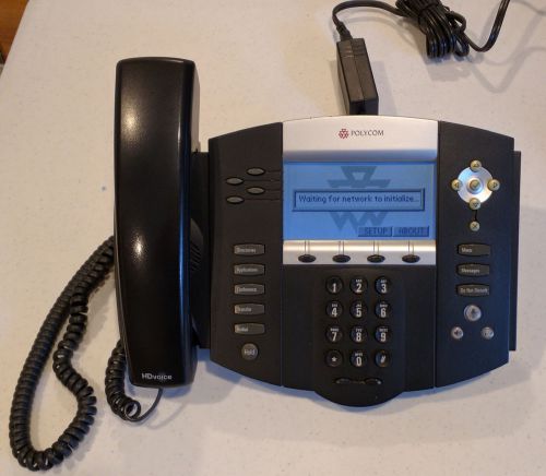 Polycom 2201-12550-001 SoundPoint IP 550 SIP Phone with Handset w/ A/C Adapter