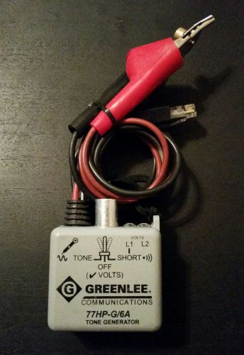 NEW Greenlee Communications 77HP-G/6A Tone Generator W/Holster 49994