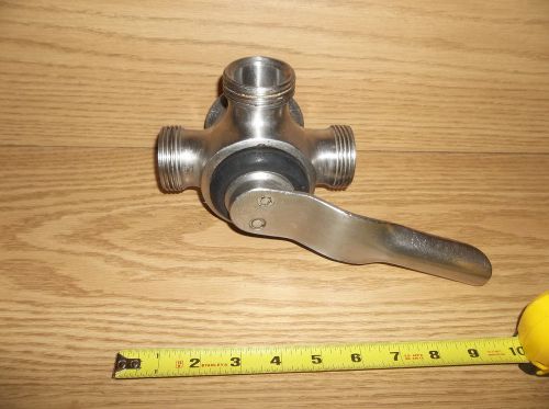 3 Port Steel Ball Valve with Handle