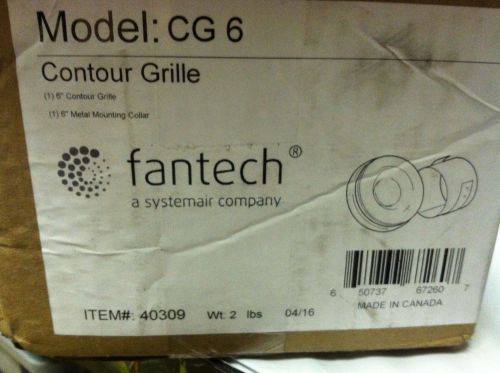 Fantech CG6 Adjustable Supply / Exhaust Grill for 6&#034; Duct FREE SHIPPING