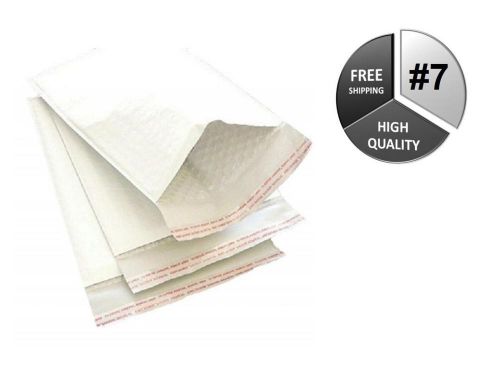 400 14.25&#034; x 20&#034; white kraft bubble mailer envelope shipping bags #7 for sale
