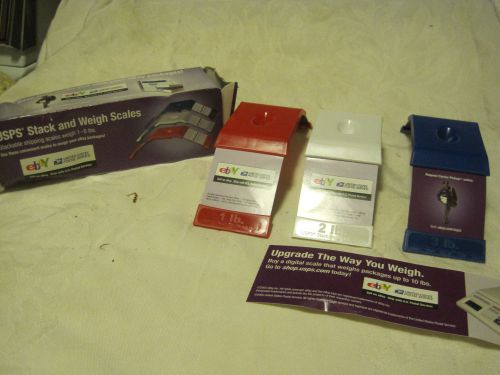 USPS Stack and Weigh Scales Affordable/Economical Budget Starter Kit 1-6 Pounds