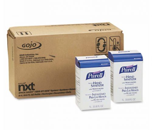 8 Purell NXT Hand Sanitizer Refills 1000ml NIB Case