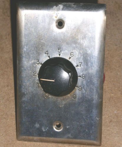 Vintage Atlas Soundolier Speaker Attenuator Switch Model AT-10