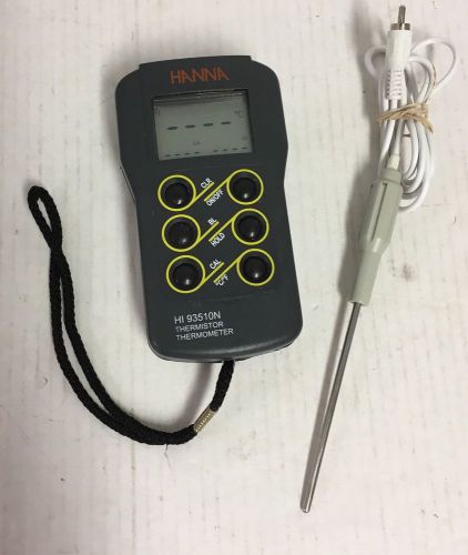 Hanna Instruments HI 93510N Thermistor Thermometer with Probe