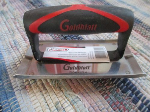 Goldblatt Tools Concrete Groover Stainless Steel Finish Hand trowel tool G06234