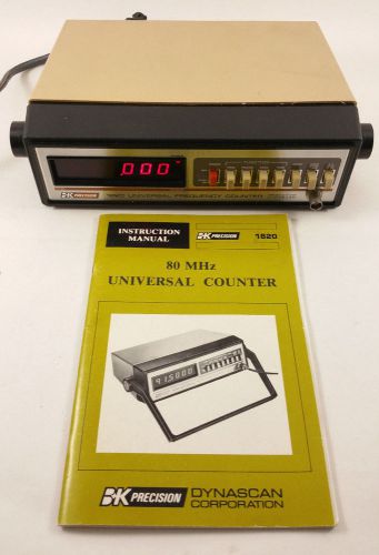 B&amp;K Precision 1820 6 Digit Universal Frequency Counter BK Dynascan FREE SHIPPING