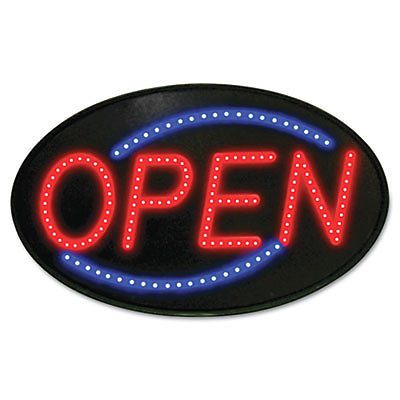 Newon LED Sign, Red/Blue, 13 x 21, Sold as 1 Each