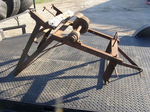 Antique log saw buzz saw tractor pto powered flat belt 3pt hit miss ford for sale