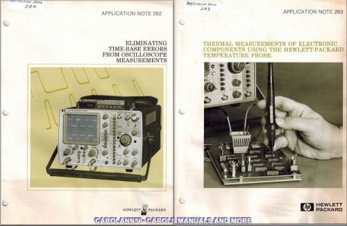 HP Application Note 262 &amp; 263 ELIMINATING TIME BASED ERRORS FROM OSCILLOSCOPE
