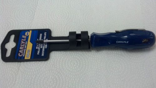 Pocket Screwdriver, NAPA, CARLYLE, Phillips #0 x 2-1/2&#034; WITH POCKET CLIP, SDP03