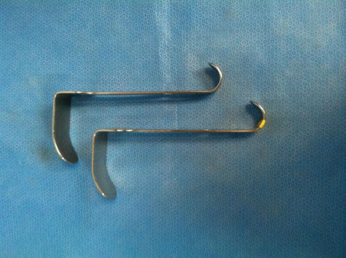 Grieshaber Stainless Lot of 2 Retractor Blades