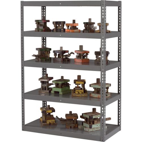 Tennsco tool &amp; die rack - 48inw x 24ind x 72inh, 5-shelf, #rxhs-482472 for sale