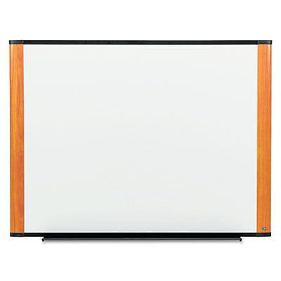 Melamine Dry Erase Board, 48 x 36, Light Cherry Frame, Sold as 1 Each