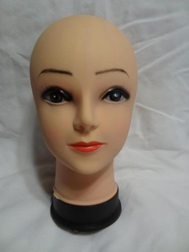Female Women Manniquin Head Display Makeup Polystyrene