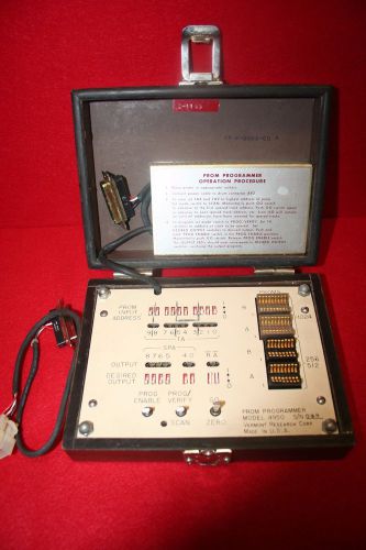 Vermont Research Corp. PROM PROGRAMMER with case