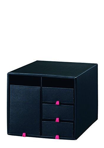 Plus corporation wide desktop organizing box, charcoal (85459) for sale