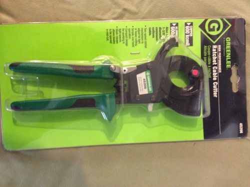 Greenlee 45206 Compact Ratchet Cable Cutter, 10&#034;