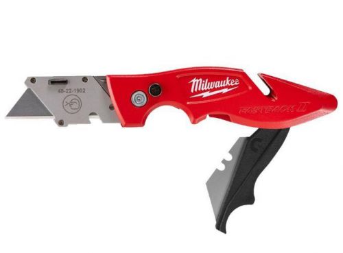 Milwaukee Fastback II Flip Utility Knife, Retractable blades, New Free Shipping