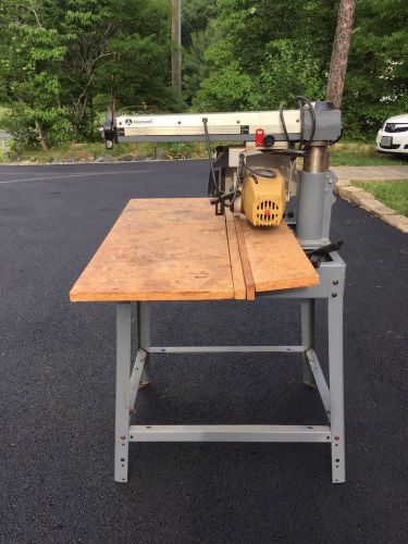 Rockwell Model 10 Deluxe Radial Arm Saw with Automatic Brake