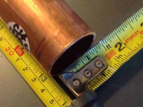 Cerro copper pipe 1 1/2&#034; diameter x 12&#034; in length l - nfs 61 unused c14 for sale