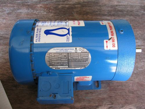 Penguin Pump Motor 1.5 HP - 3 Phase - 9 Lead - Used With Guarantee