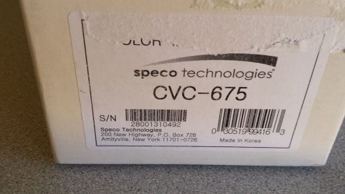 SPECO TECHNOLOGIES CVC-675 Color Camera security camera