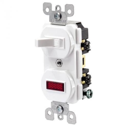 Spole Stack Switch and Pilot Light Ivory LEVITON MFG Receptacles and Switches