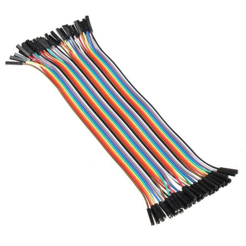 40PCS Dupont Wire Color Connector Cable 2.54mm 1P-1P For Arduino GOOD QUALITY