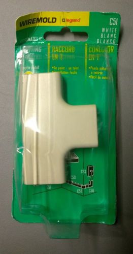 Wiremold C51 Cordmate II T-Fitting White - SEALED