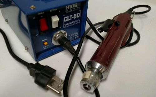 H10S CLT-50 Power Supply with HIOS CL-4000 Powered Screw Driver
