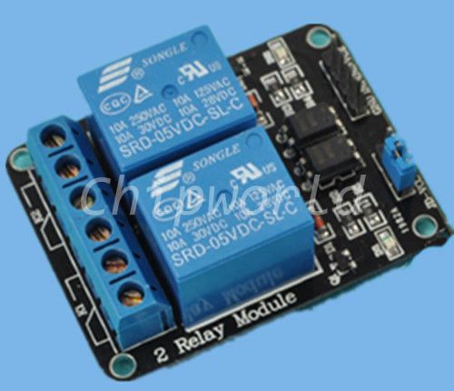 5V 2 Channel Relay Module for Arduino PIC ARM DSP AVR Raspberry pi new