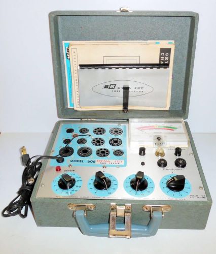 B &amp; k model 606 &#034;dyna-jet&#034; tube tester-good working condition. for sale