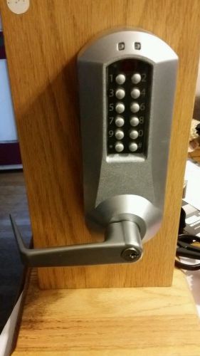 locksmith kaba push button lever lock