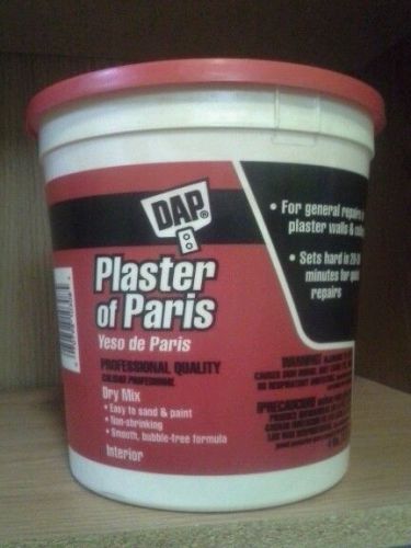 DAP 10308 Plaster of Paris, 4 lb., White, Pail