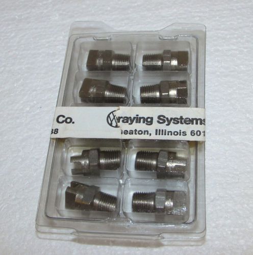 NOS 10 (TEN) SPRAYING SYSTEMS STAINLESS H1/4VVL-SS4001 VEEJET FLAT SPRAY NOZZLE