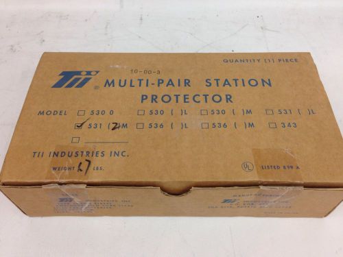 Tii Multi-Pair Station Protector Model 531 Free Ship Warranty