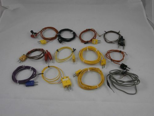 Fluke/Other Thermocouple Wires and Various Connectors: SOLD AS - IS