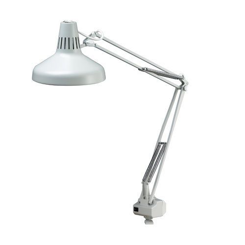 Luxo LC1AWT LC Series White Combo Fluorescent/Incandescent Task Light
