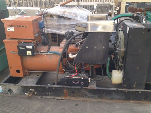 45 kw olympian generac generator n. gas / propane with transfer switch for sale